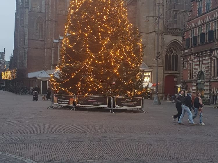 Spazieren Sie in der weihnachtlichen Atmosphäre Haarlems